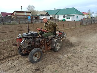 Самодельный минитрактор