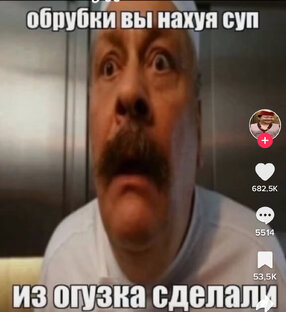 Вы нахрена суп из огузка сделали