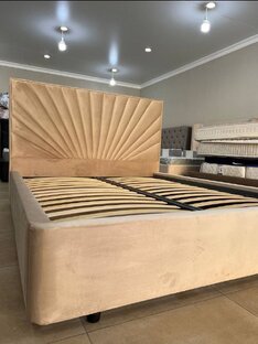 Кровать " Сирил" ( 1.6) в мягкой обивке 