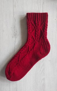 Носки со схемами узоров