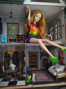 Как сделать домик для Барби