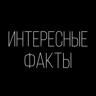 Интересные факты