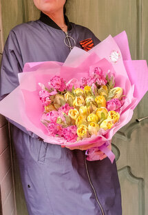 Зефирные цветы 