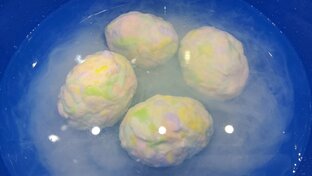 Размоченное мыло/Мыльный жмяк.