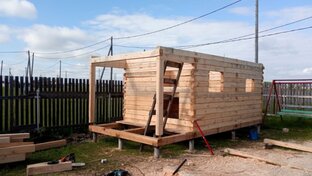 Баня из бруса. 