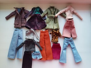 Первые работы по шитью. 