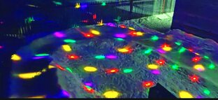 Горки из снега . 