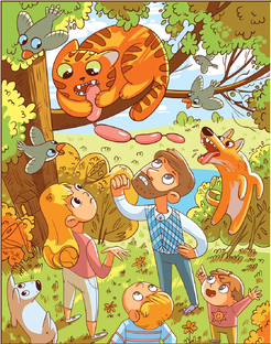 Найди предметы на картинке.