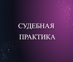 Судебная практика
