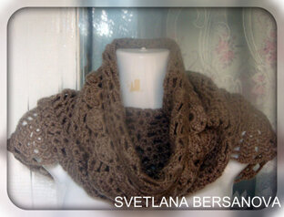 Шарфы, снуды, воротники