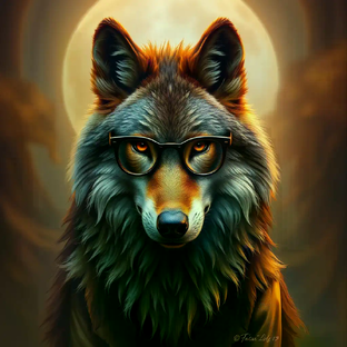 Логотип канала The Geek Wolf