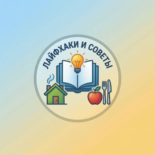 Логотип канала Лайфхаки и советы: дом, быт, еда, саморазвитие