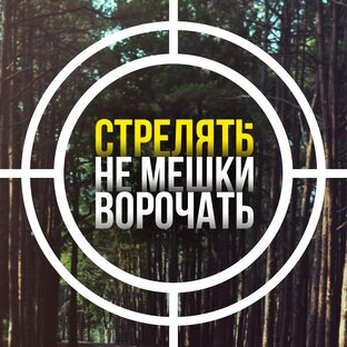 СТРЕЛЯТЬ - НЕ МЕШКИ ВОРОЧАТЬ