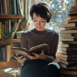 Статистика Дзен Книжная полка 📚