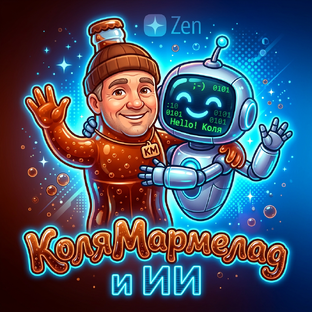 Статистика Дзен КоляМармелад и ИИ