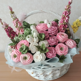 Дзен Зефирные цветы, букеты обучение,курсы статистика