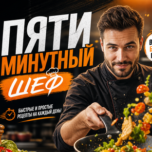 Логотип канала Пятиминутный шеф