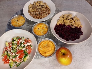 меню на 1300 ккал