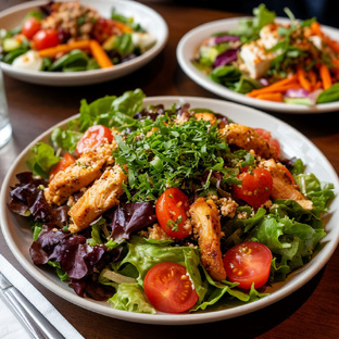 Салаты, закуски, соусы, дипы