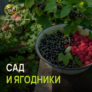 Ягодники и плодовый сад после урожая