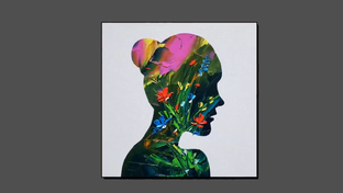 Живопись в трафарете