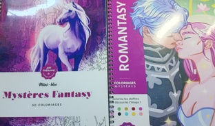 продвинь две раскраски .