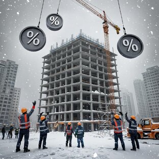 Строительство в Якутии.