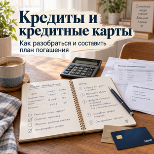 Кредиты и кредитные карты: разбираемся с долгами