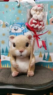 Мои игрушки, выполненные в технике сухого валяния