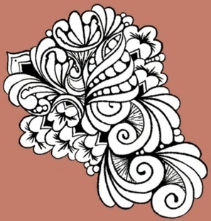 Inktober tangles 2024