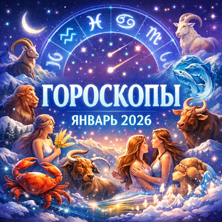 ГОРОСКОПЫ ЯНВАРЬ 2026