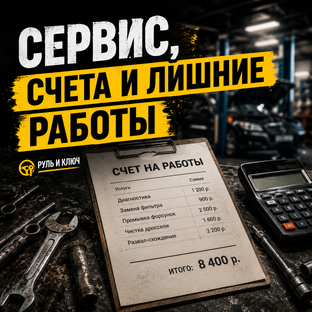 Сервис, счета и лишние работы