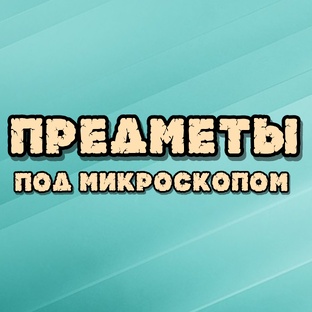 Предметы под микроскопом