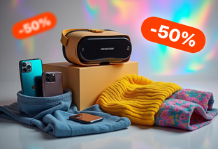 Товары за полцены -50%