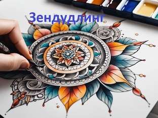 Дудлинг. Зендудлинг. Зенарт. Уроки зендудлинга, дудлинга.