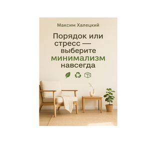 Книга "Порядок или стресс — выберите минимализм навсегда"