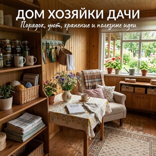 🧺 Дом хозяйки дачи