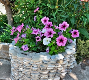 У нас на даче.