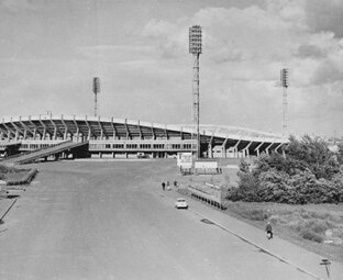 Городская строительная выставка в Красноярске в 1969 году