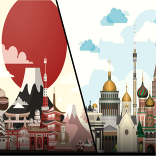 Сравнения Японии и России, межукультурные истории
