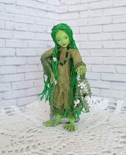 "Кикимора" - ватная игрушка