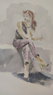 Акварельные люди