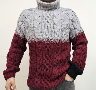 свитер ручной работы 