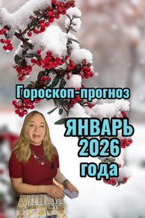 ЯНВАРЬ 2026 года ❄️Гороскоп-прогноз