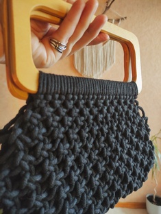 Плетёные сумки макраме