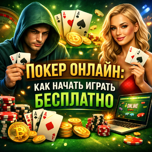 Покер онлайн: как начать играть бесплатно ⭐