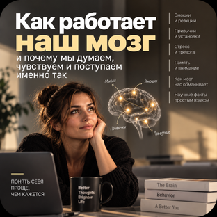 Как работает наш мозг: почему мы думаем, чувствуем и поступаем именно так