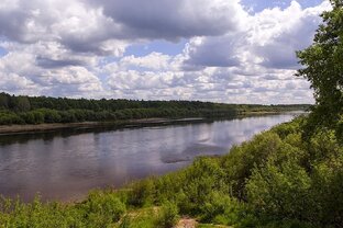 Река Вятка.