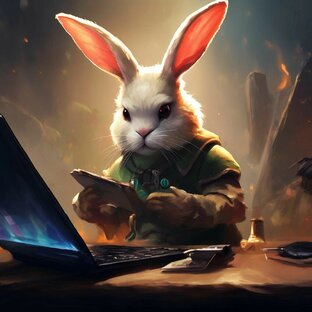Кролик играет в Underlords