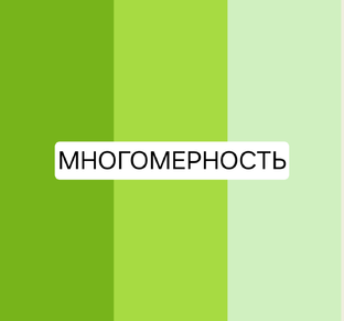 МНОГОМЕРНОСТЬ.